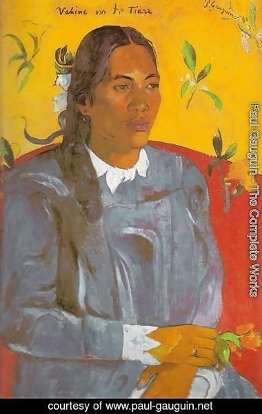 Paul Gauguin - Vahine No Te Tiare Aka Woman With A Flower