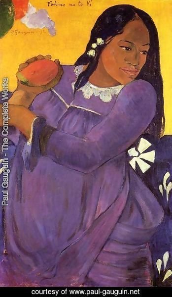 Paul Gauguin - Vahine No Te Vi Aka Woman With A Mango