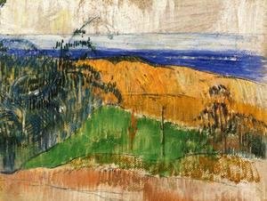Paul Gauguin - View Of The Beach At Bellangenay