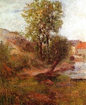 Paul Gauguin - Willow By The Aven