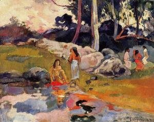Paul Gauguin - Woman On The Banks Of The River