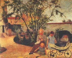 Paul Gauguin - Family of the Artist in the Garden