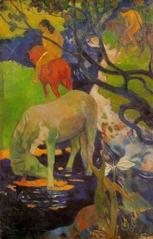 Paul Gauguin - White Horse